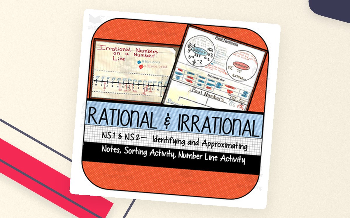 Rational & Irrational Numbers: Sorting & Approximating on a Number Line preview