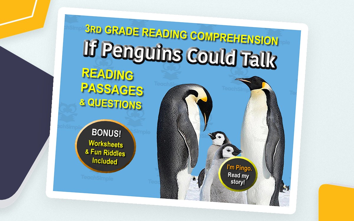 Reading Passages, Questions and Worksheets all about Penguins! preview
