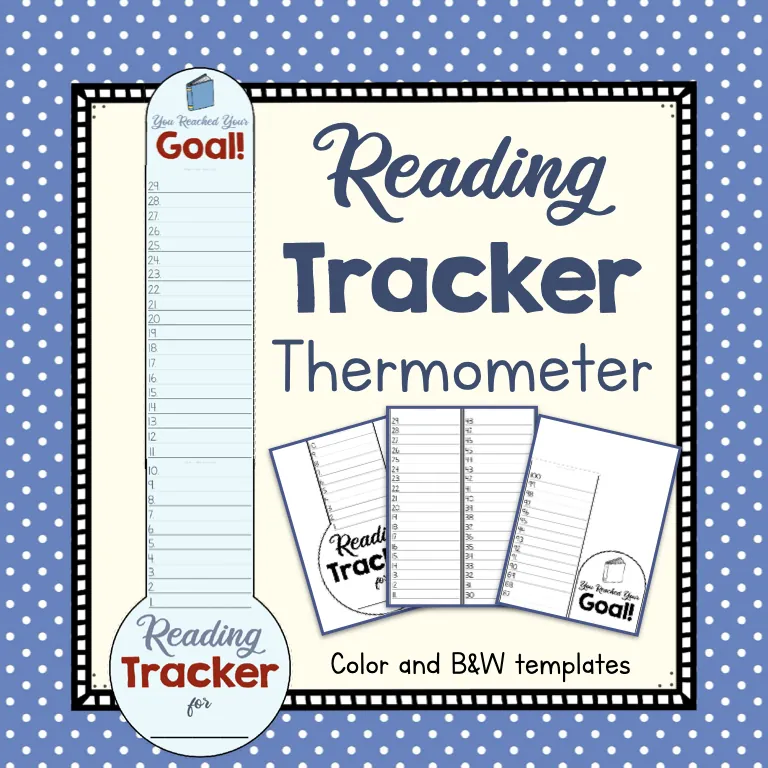 Reading Tracker Thermometer – cover