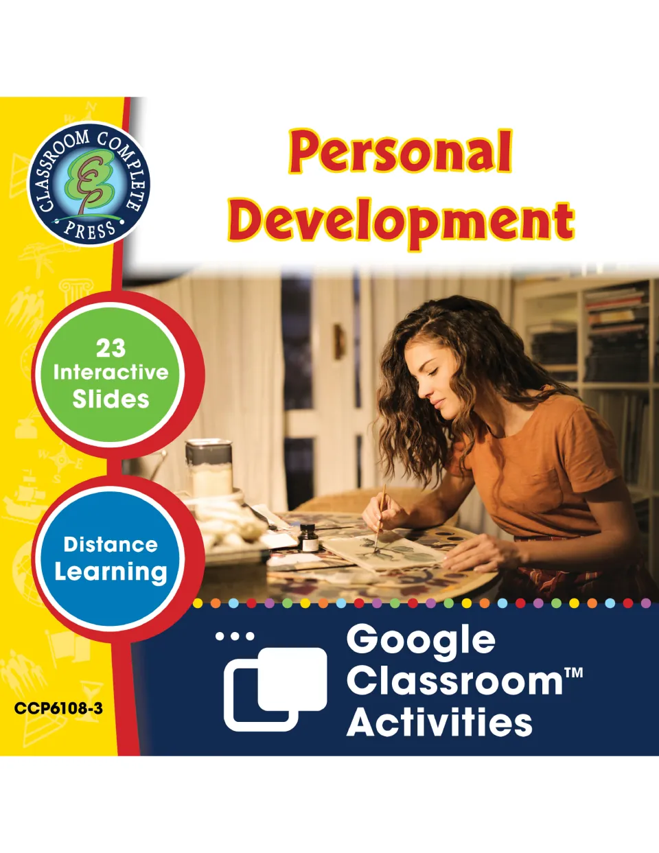 Personal Development cover from Classroom Complete Press: 23 interactive slides for distance learning in Google Classroom