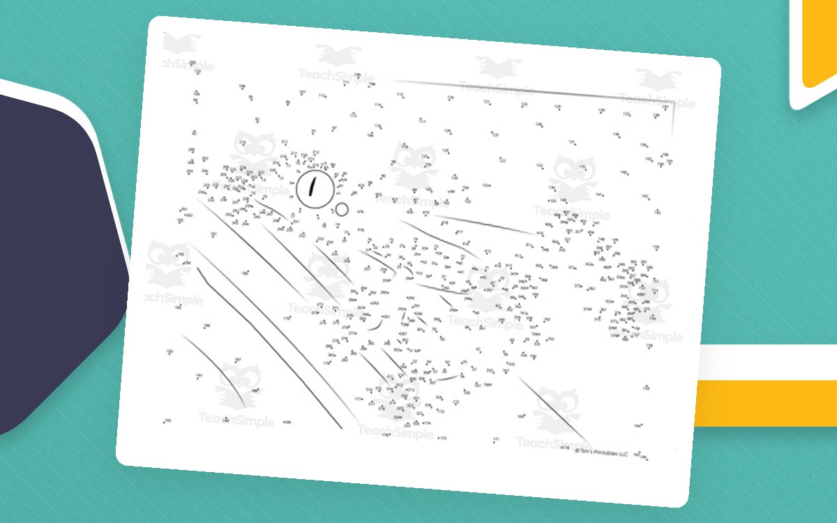 Red-Eyed Tree Frog Extreme Connect the Dots / Dot-to-Dot PDF preview