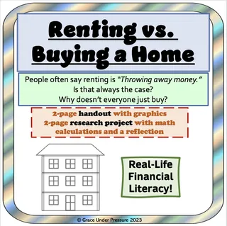 Renting vs Buying a Home: Real Life Financial Literacy and Life Skills – cover