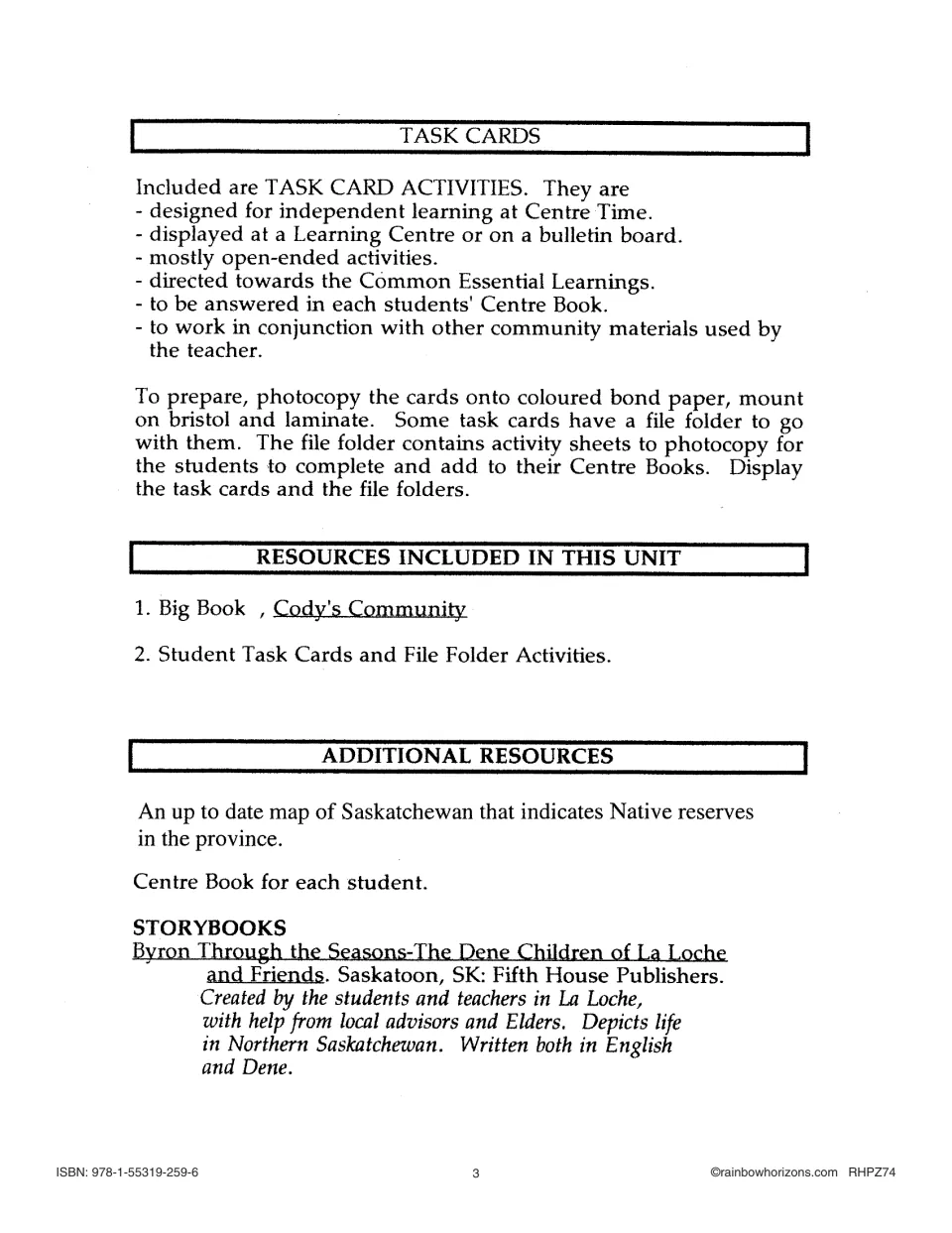 Teacher guide to preparing task cards for independent center work, plus included and additional resources