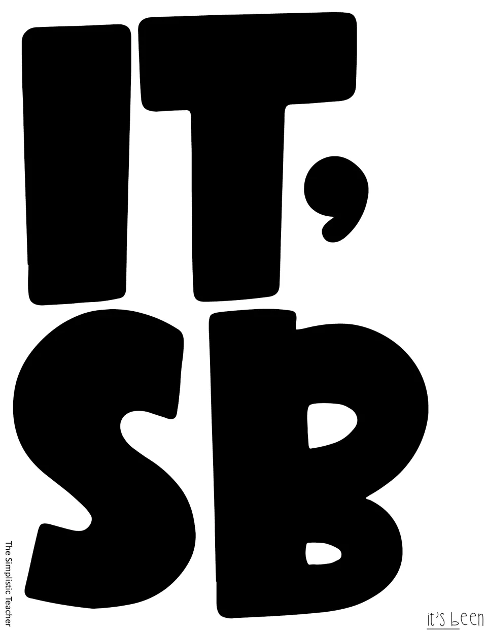 Solid black letters I, T, S, and B plus an apostrophe begin “It's Been” for the end-of-year display.