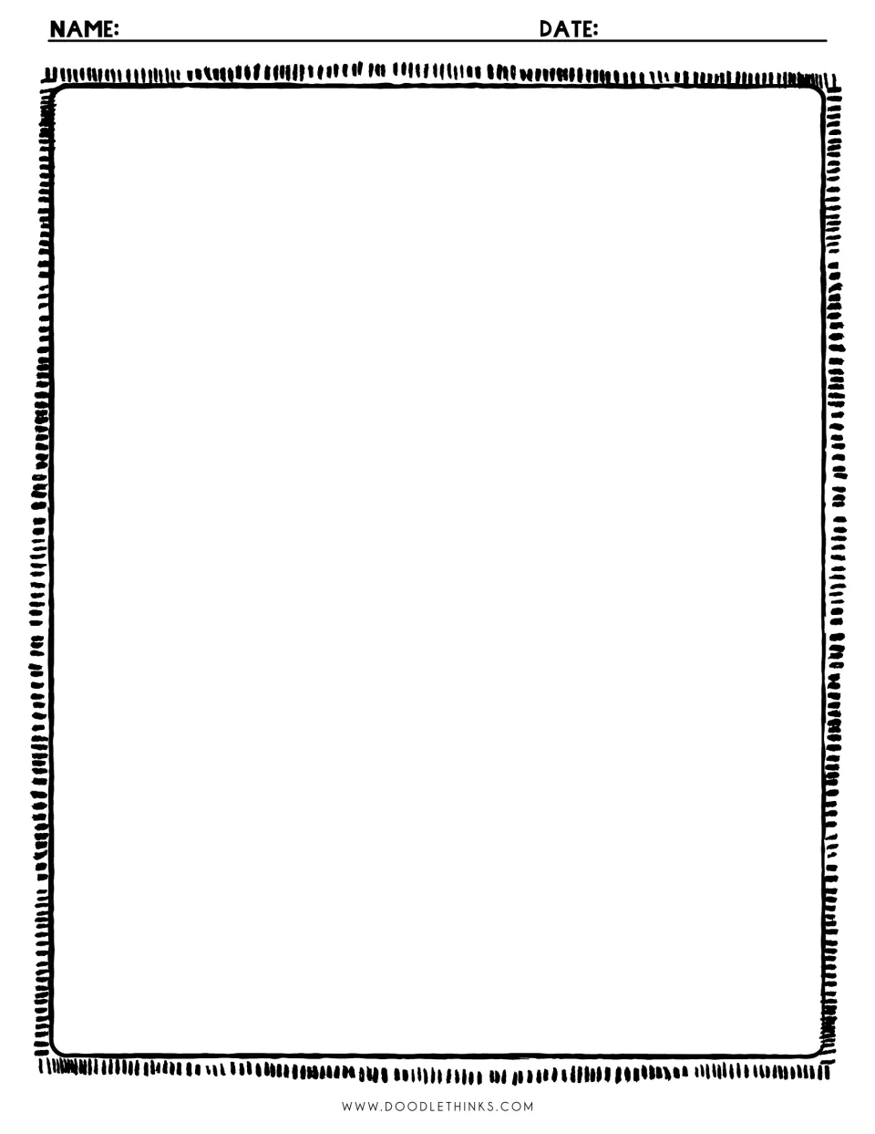 Final drawing sheet: students draw and color the chick built from their dice rolls, adding a background scene