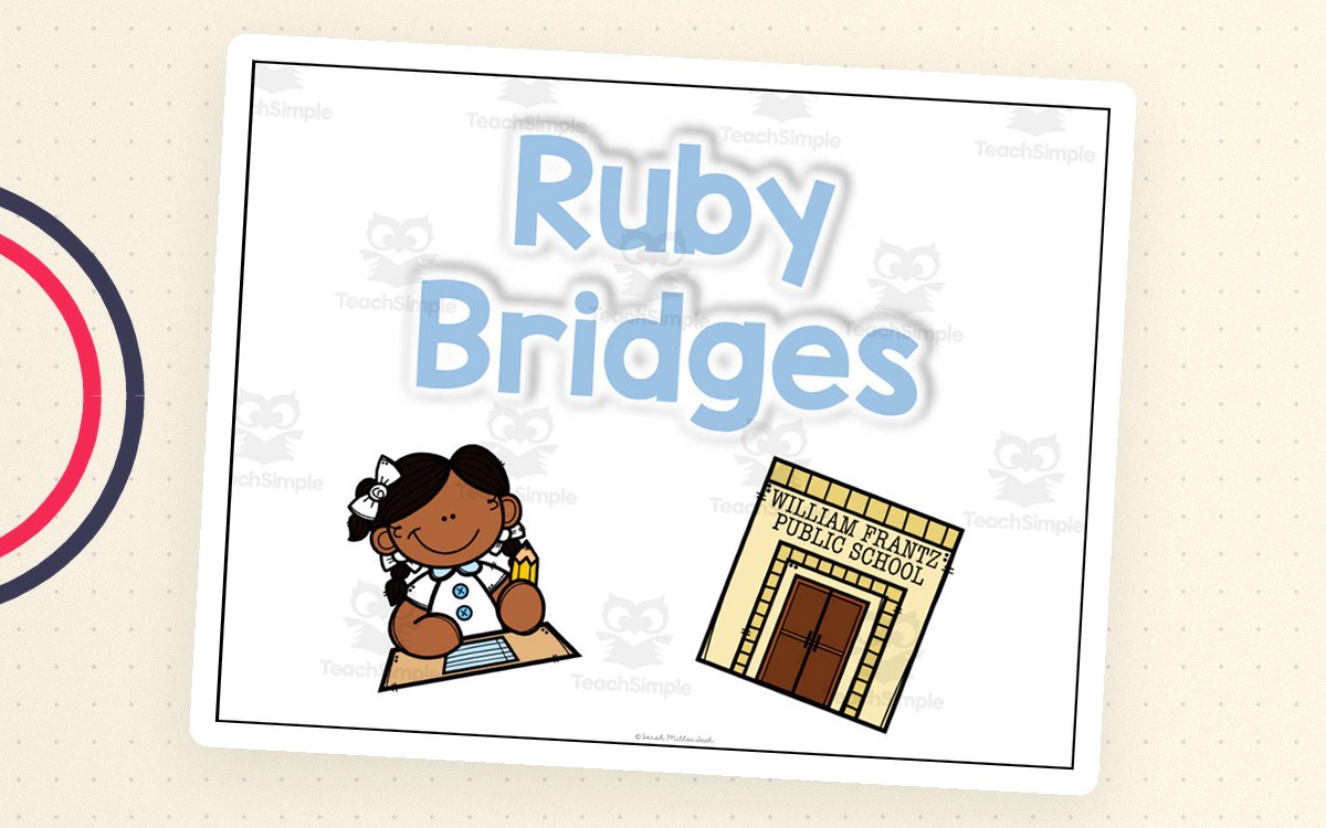 Ruby Bridges Timeline Cut and Paste teaching resource preview