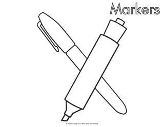 School Coloring Pages – sample page 4