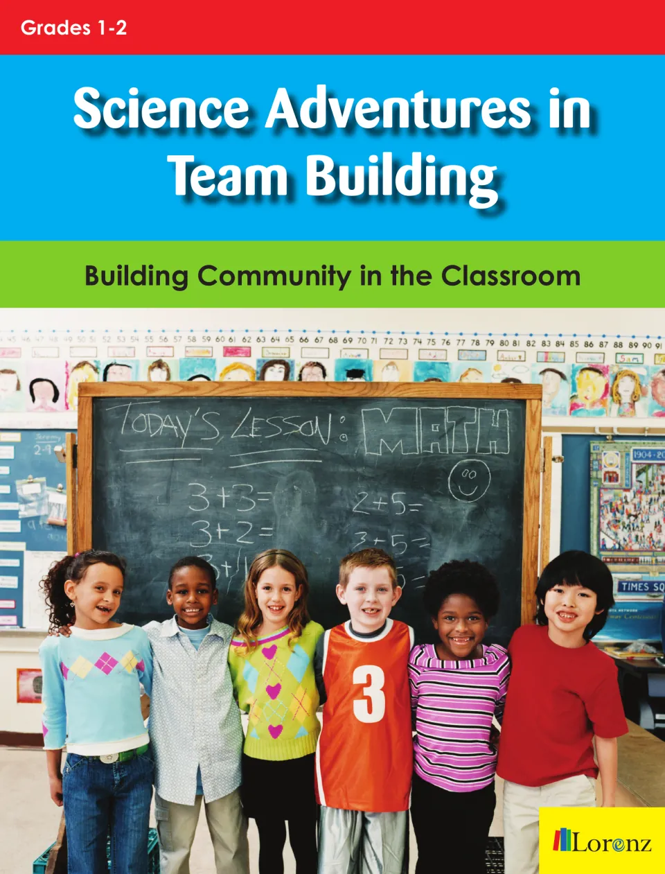 Science team-building activity book cover for grades 1–2, subtitled Building Community in the Classroom