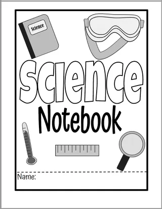 Science Notebook Cover and Tab Pages – Binder Set – sample page 2