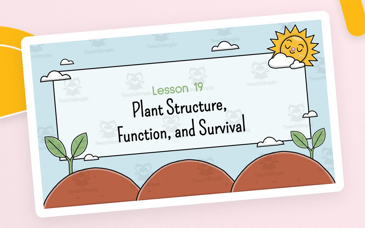 Science Reading Passage 19 Plant Structure, Function, and Survival PPT preview
