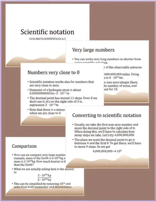 Scientific Notation PowerPoint: Powers of Ten – cover