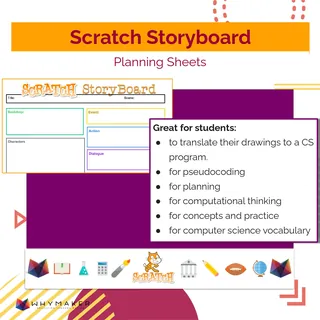 Scratch Storyboard Planning Sheet – sample page 2