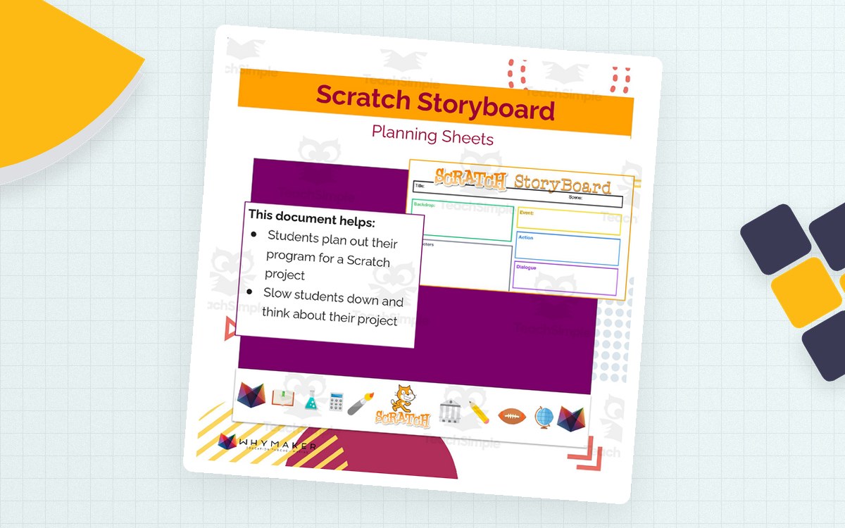 Scratch Storyboard Planning Sheet preview