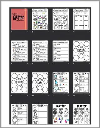 Scribble Notes - Interactive Notebook- Properties and States of Matter – sample page 2