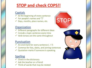 Self-Editing COPS Cards- Help your Students Proofread Their Own Work – sample page 2