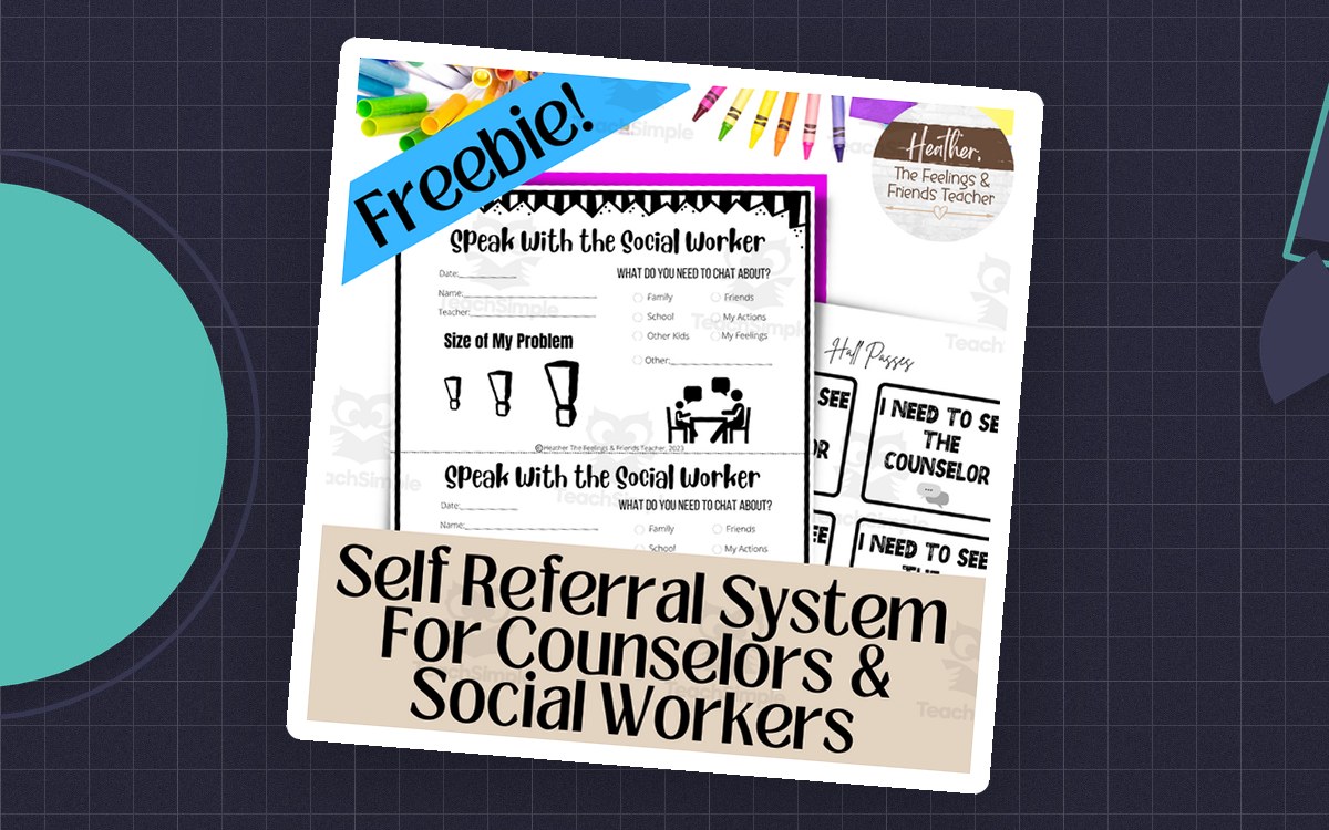 Self-Referral Forms For School Social Workers And School Counselors preview