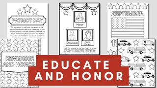 September 11 (Patriot Day) Printable Coloring Pages – sample page 3