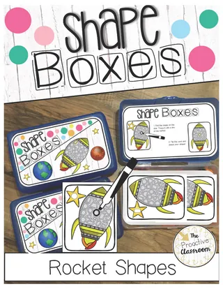 Shape Intervention Bins: Rocket Shapes – cover