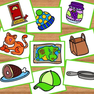 Short Vowel Flash Cards and Picture Cards - short a – sample page 2