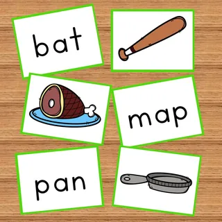 Short Vowel Flash Cards and Picture Cards - short a – sample page 4