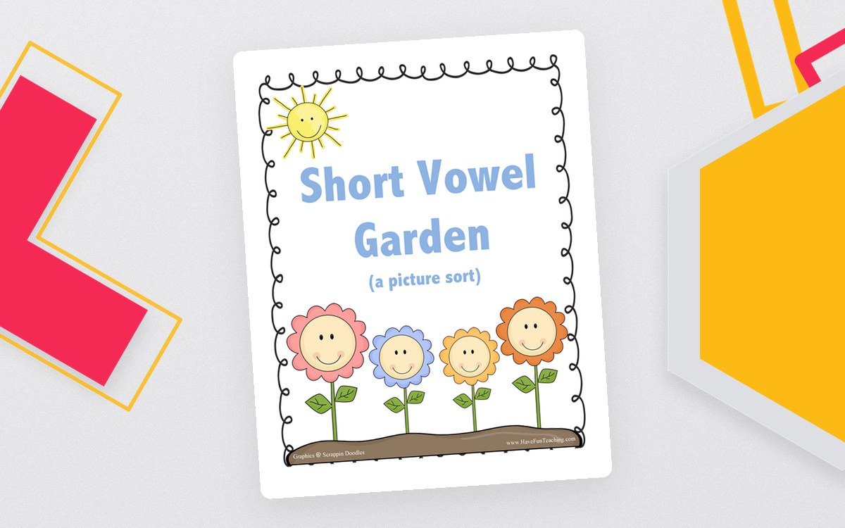 Short Vowel Garden Activity preview