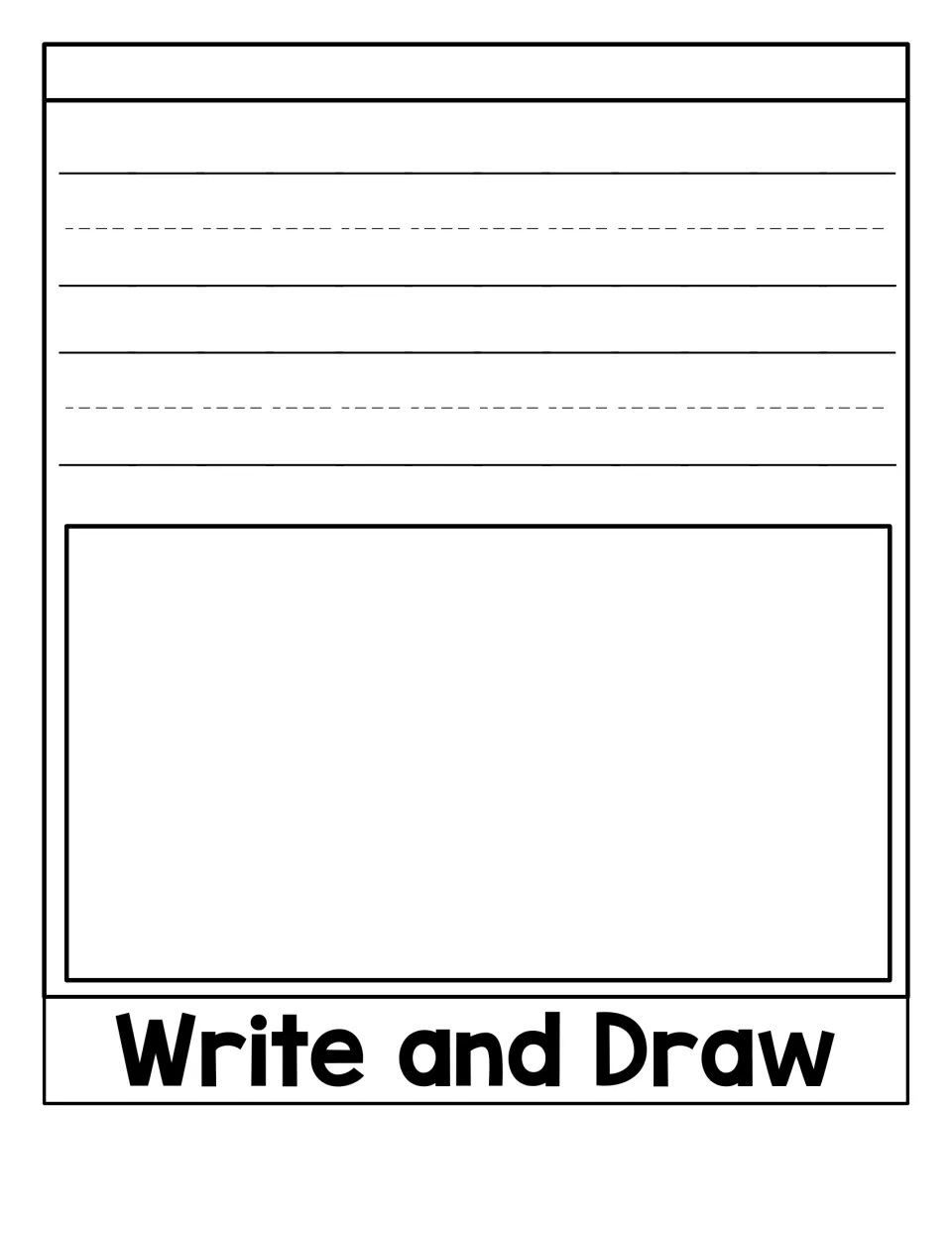 Write and Draw alternate activity lets students create and illustrate their own sentence using “away.”