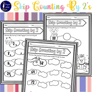 Skip Counting by 2's Worksheets – sample page 2