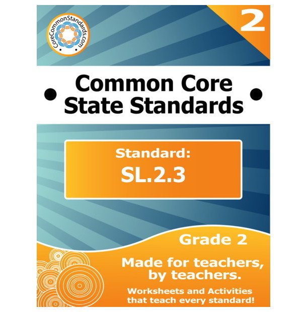 SL.2.3 Second Grade Common Core Lesson teaching resource preview