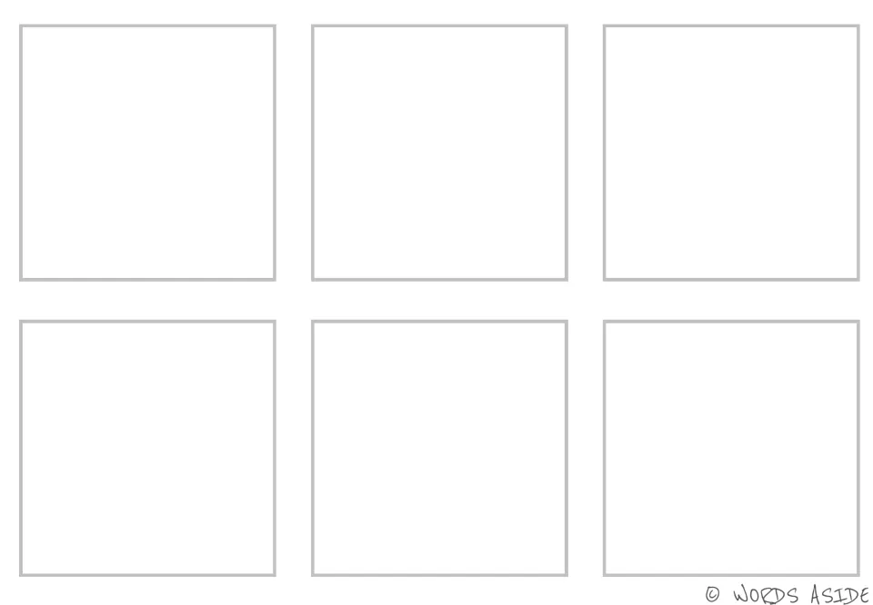 Six blank cards with no numbers or art, left empty so the teacher or students can write their own facts on them
