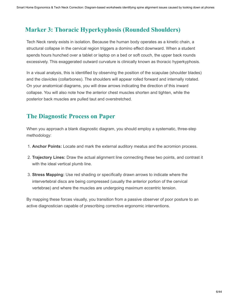 Chapter 2 continuation on rounded shoulders and diagram analysis using anchor points and stress mapping