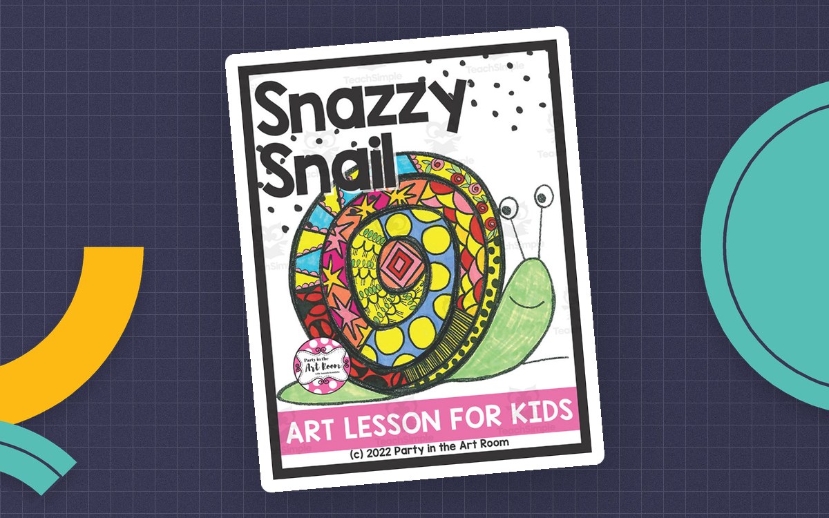 Snazzy Snail Art Lesson for Kids preview