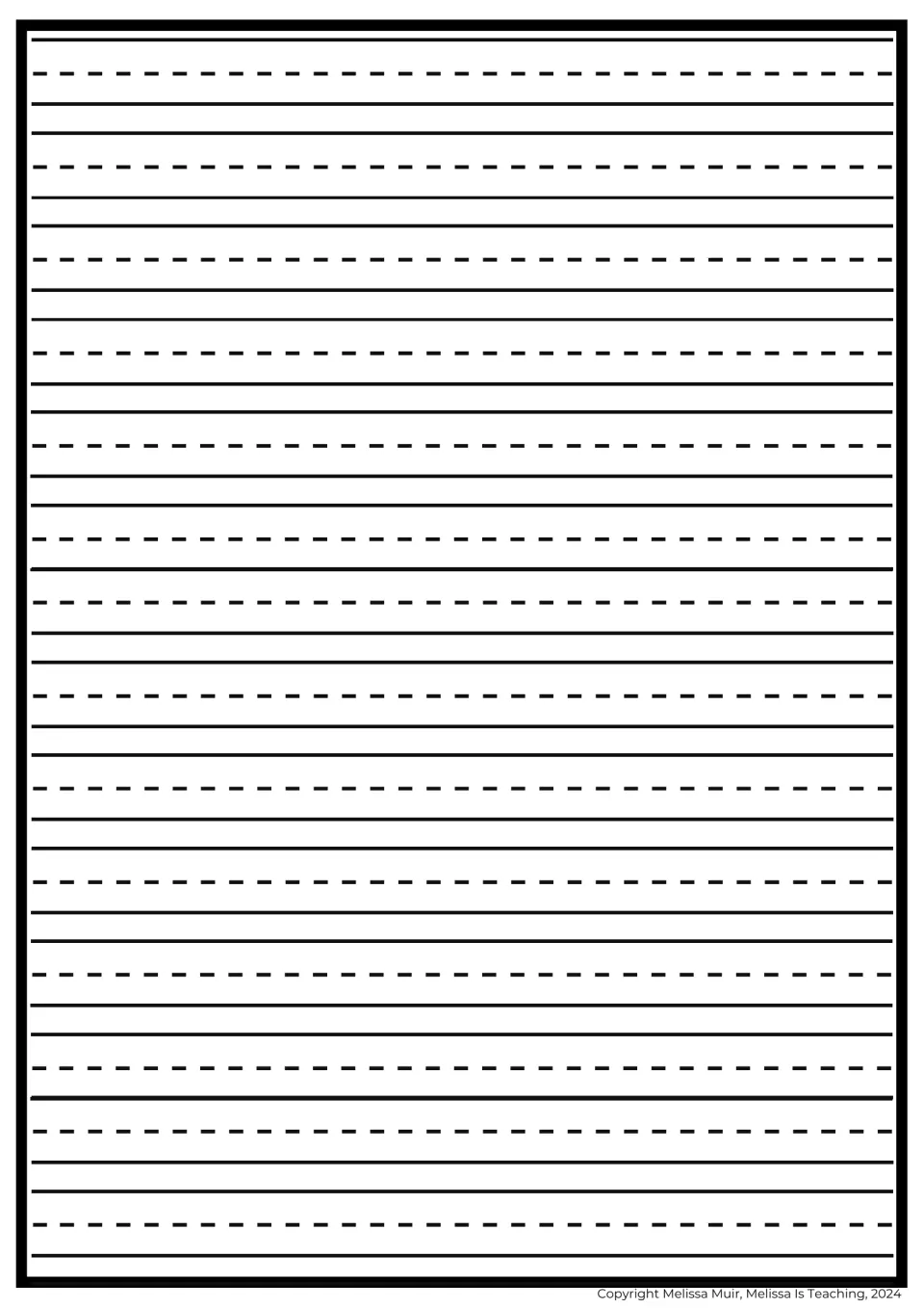 Snow day narrative continuation sheet for extending the story begun on the preceding choice-based page