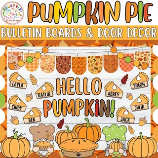 So Very Thankful — Thanksgiving Bulletin Board & Door Decor – sample page 2