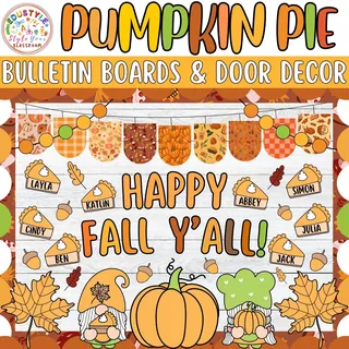 So Very Thankful — Thanksgiving Bulletin Board & Door Decor – sample page 3