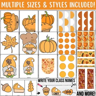 So Very Thankful — Thanksgiving Bulletin Board & Door Decor – sample page 4