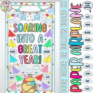 Soaring Into A New Year Bulletin Board – cover