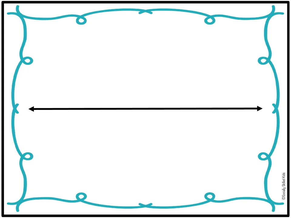 Blank behavior chart option for adding custom text or pictures during the perspective-taking sorting activity