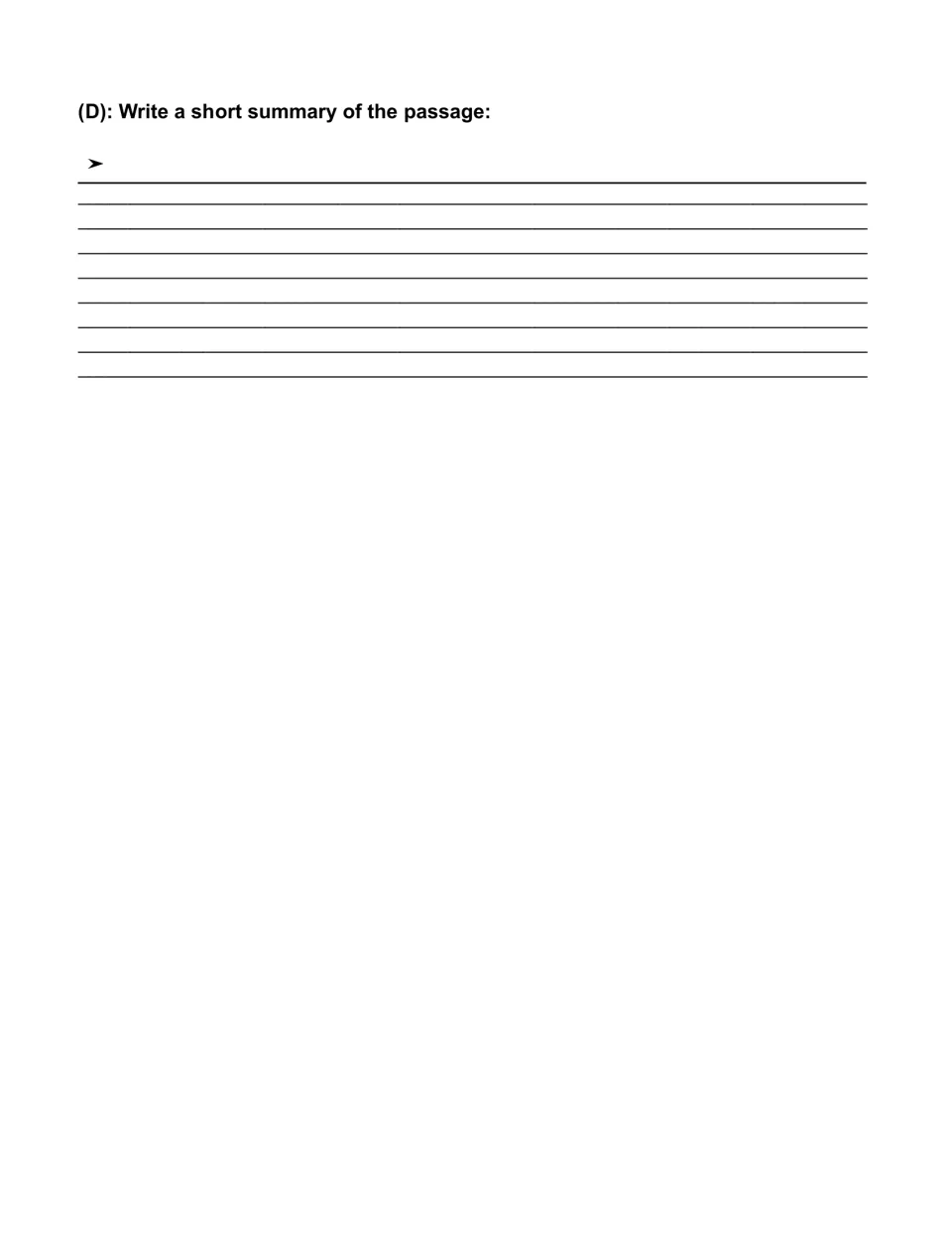 Summary writing task asks students to condense the passage about sugar cravings, habits, and food marketing.