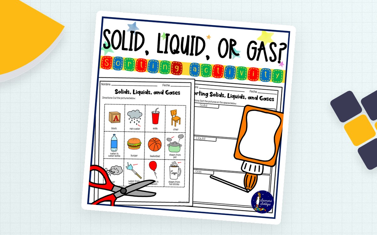 Solid, Liquid, or Gas – States of Matter Sort preview