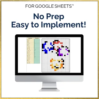 Solving One Step Equations Pixel Art – sample page 3
