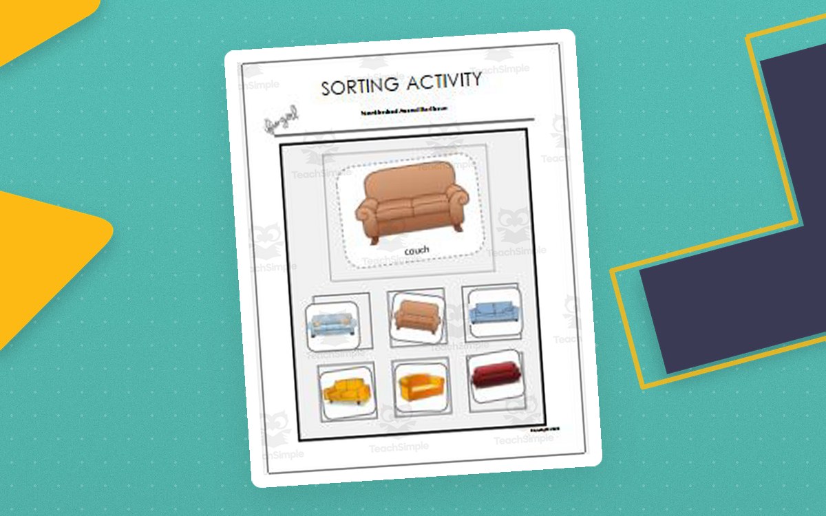 Sorting Activity: Around the Home - Non-Identical items preview