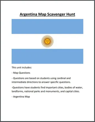 South America Map Scavenger Hunt Bundle – sample page 2