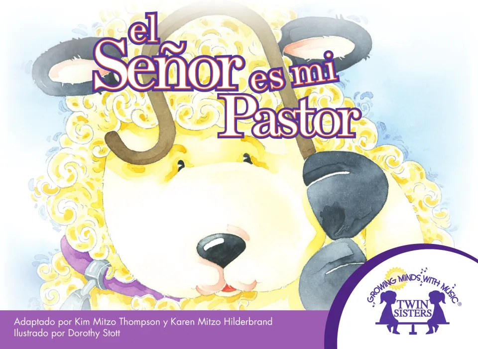 'El Señor es mi Pastor' (The Lord Is My Shepherd) eBook cover showing a smiling lamb with a shepherd's crook