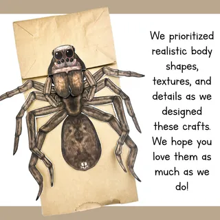Spider | Paper Bag Puppet | Printable Craft – sample page 4