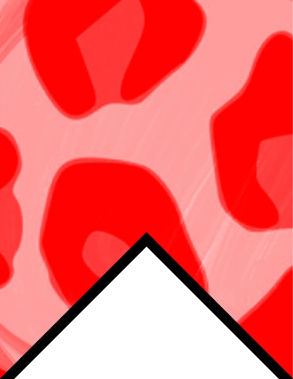 Third printable bunting flag has bright red spots on a pink background for classroom or bulletin board display