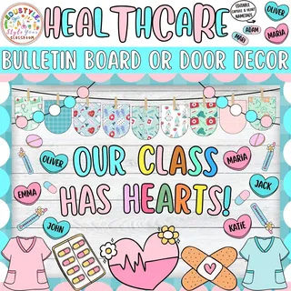 Spread Kindness Not Germs! Nurse Bulletin Board And Door Decor Kitc – preview 2