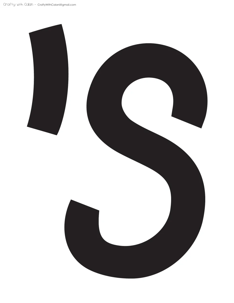 Bulletin board title letter S and apostrophe in black, completing LET'S in the spring flowers display lettering