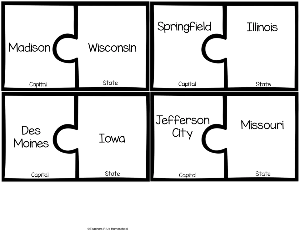 Midwest capitals: students join Madison, Springfield, Des Moines, Jefferson City to Wisconsin, Illinois, Iowa, Missouri