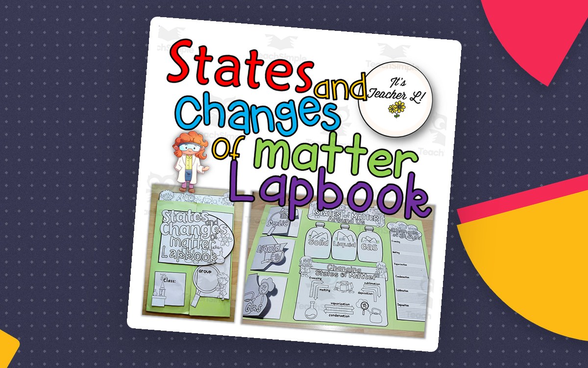 States and Changes of Matter Lapbook (Science/ELA) preview: Two cover-style options