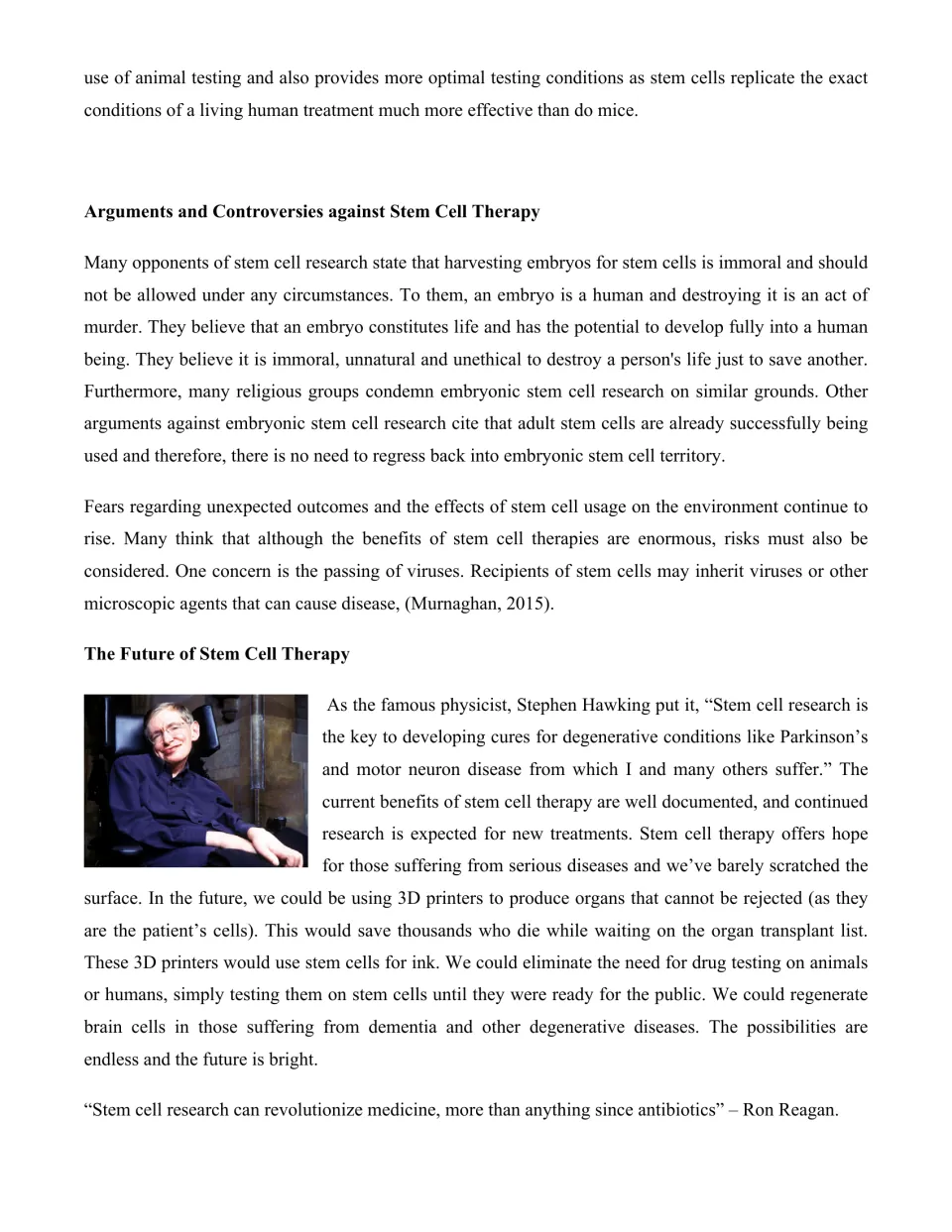 Stem cell debate reading: ethical and religious arguments against embryo use, virus risks, and future 3D-printed organs